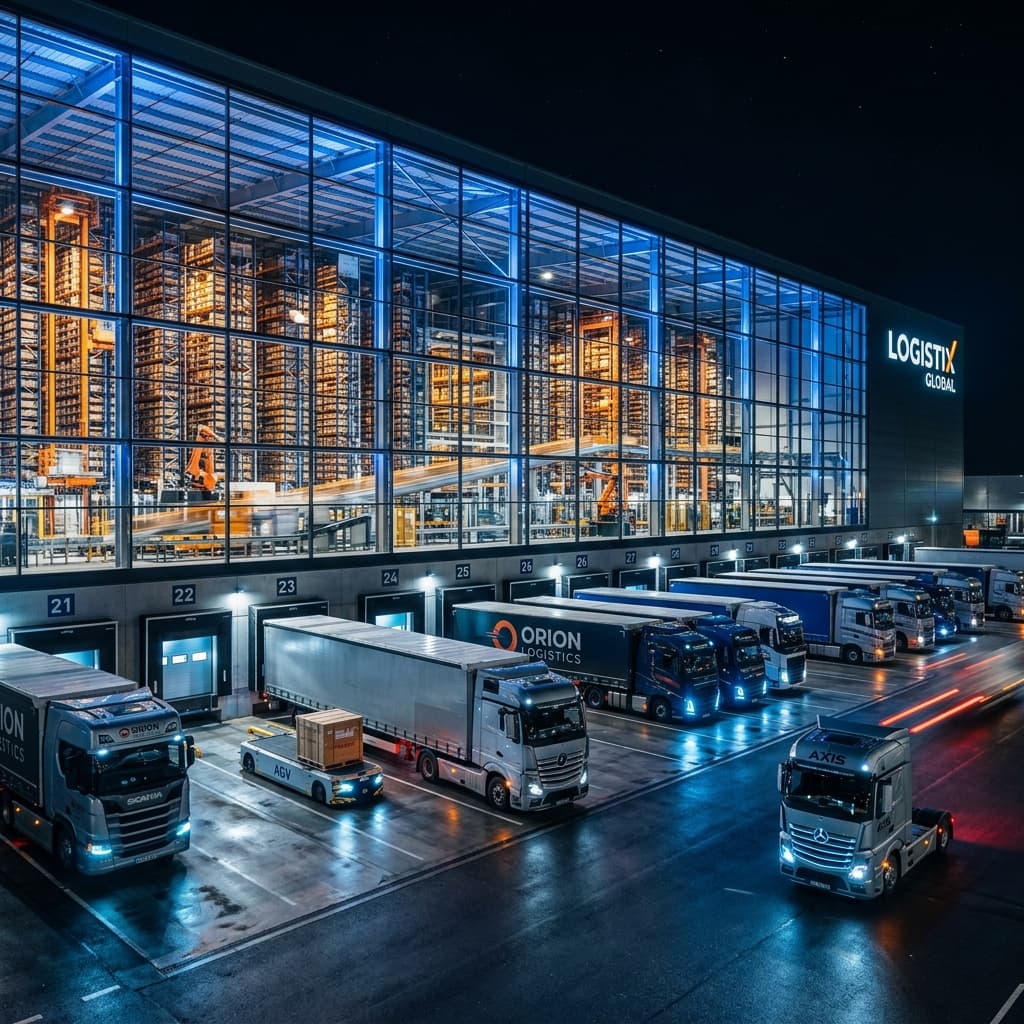 Logistics background